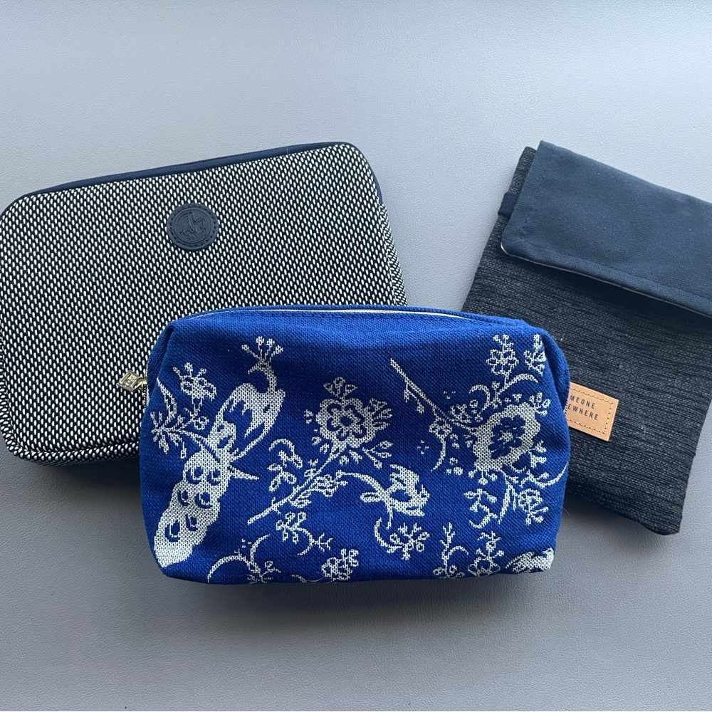 Set of 3 Assorted Cute Travel Pouches